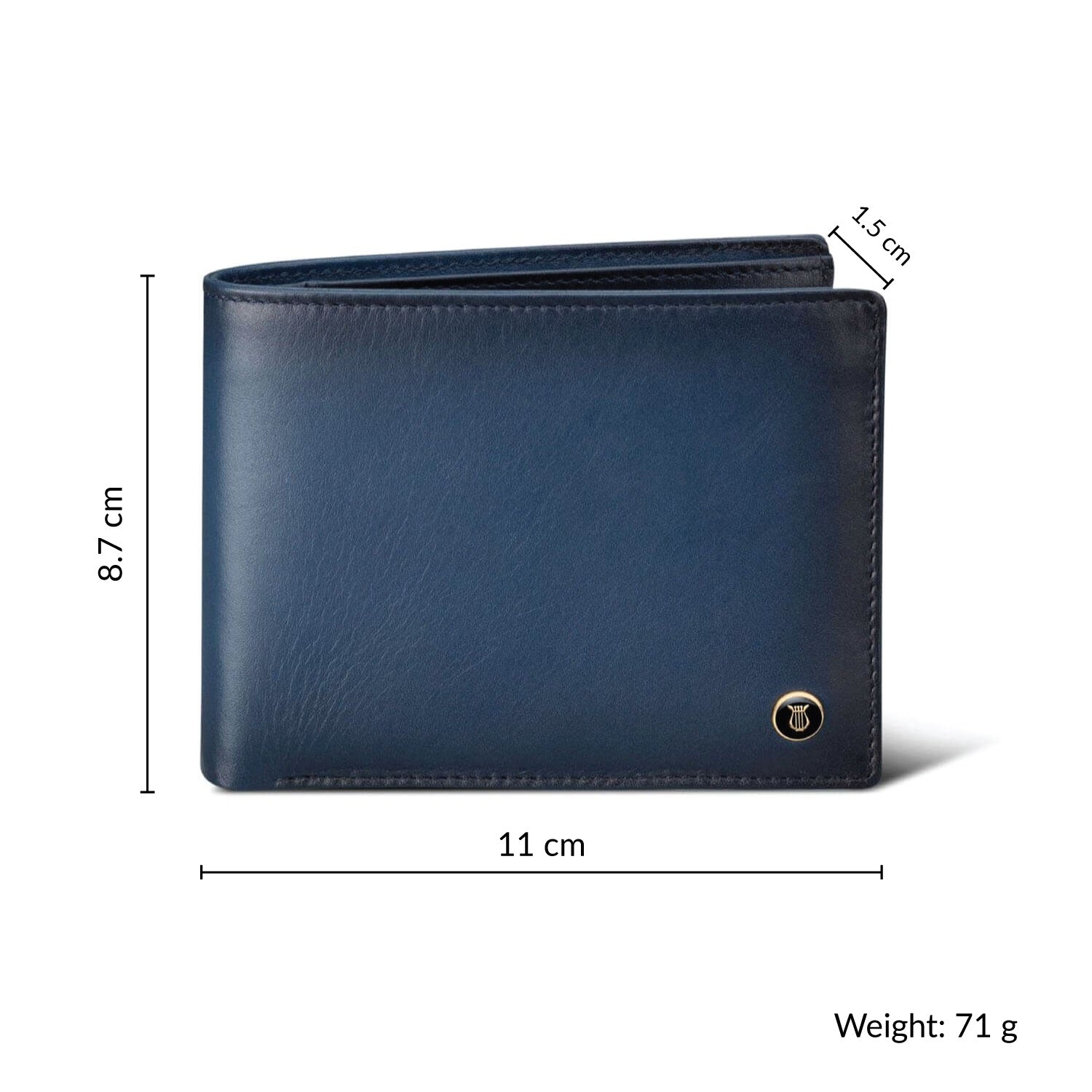 Ducorium Blue Bifold Wallet