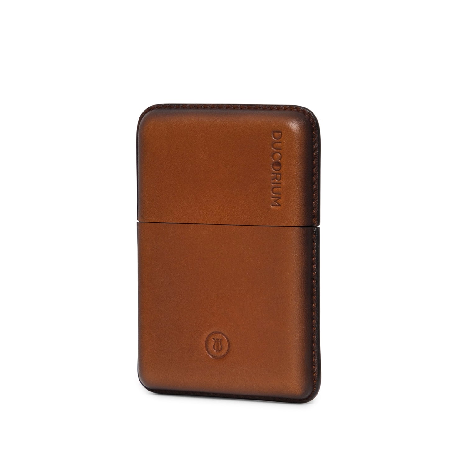 Ducorium Cognac Moulded Card Case