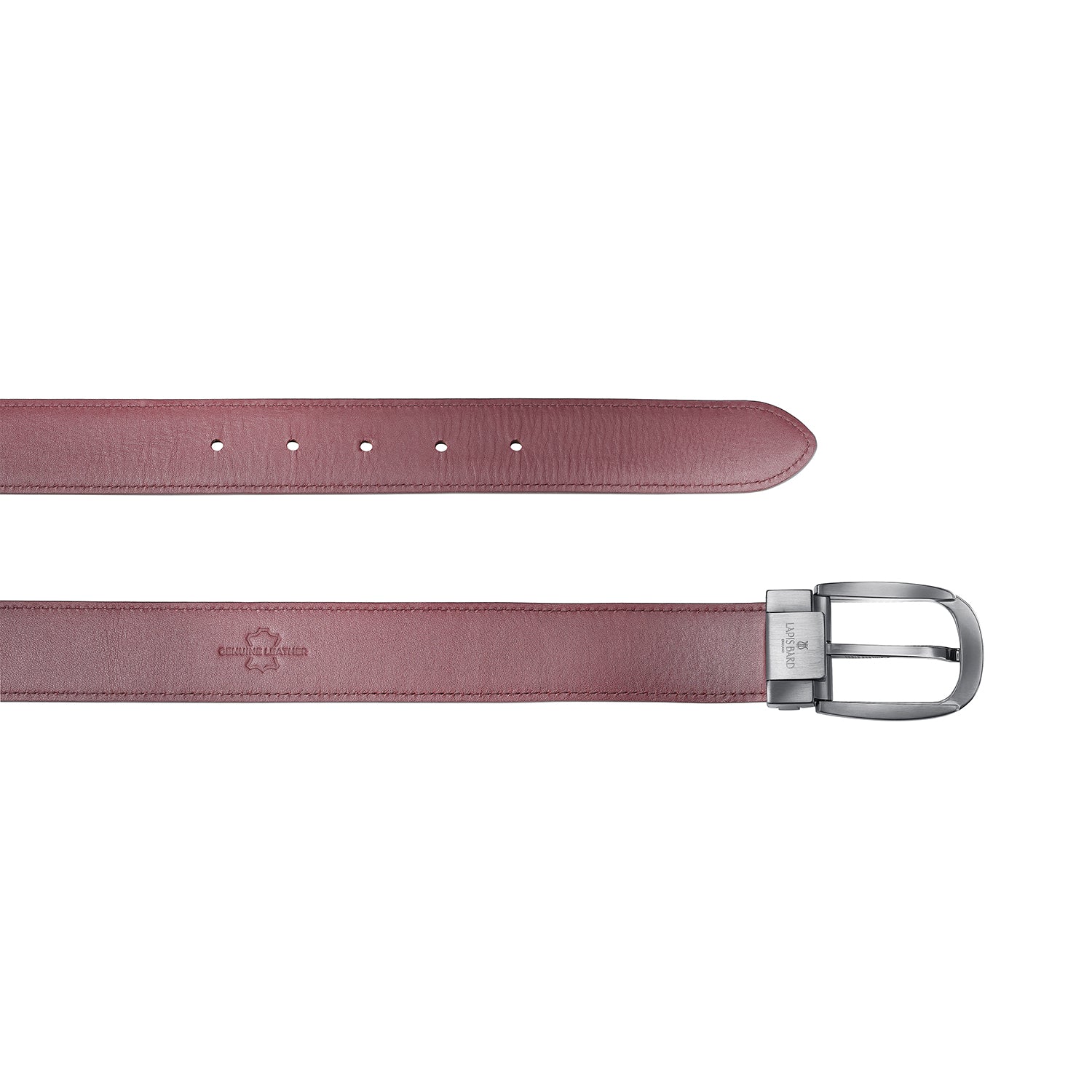 Mandeville Croc-Textured Belt