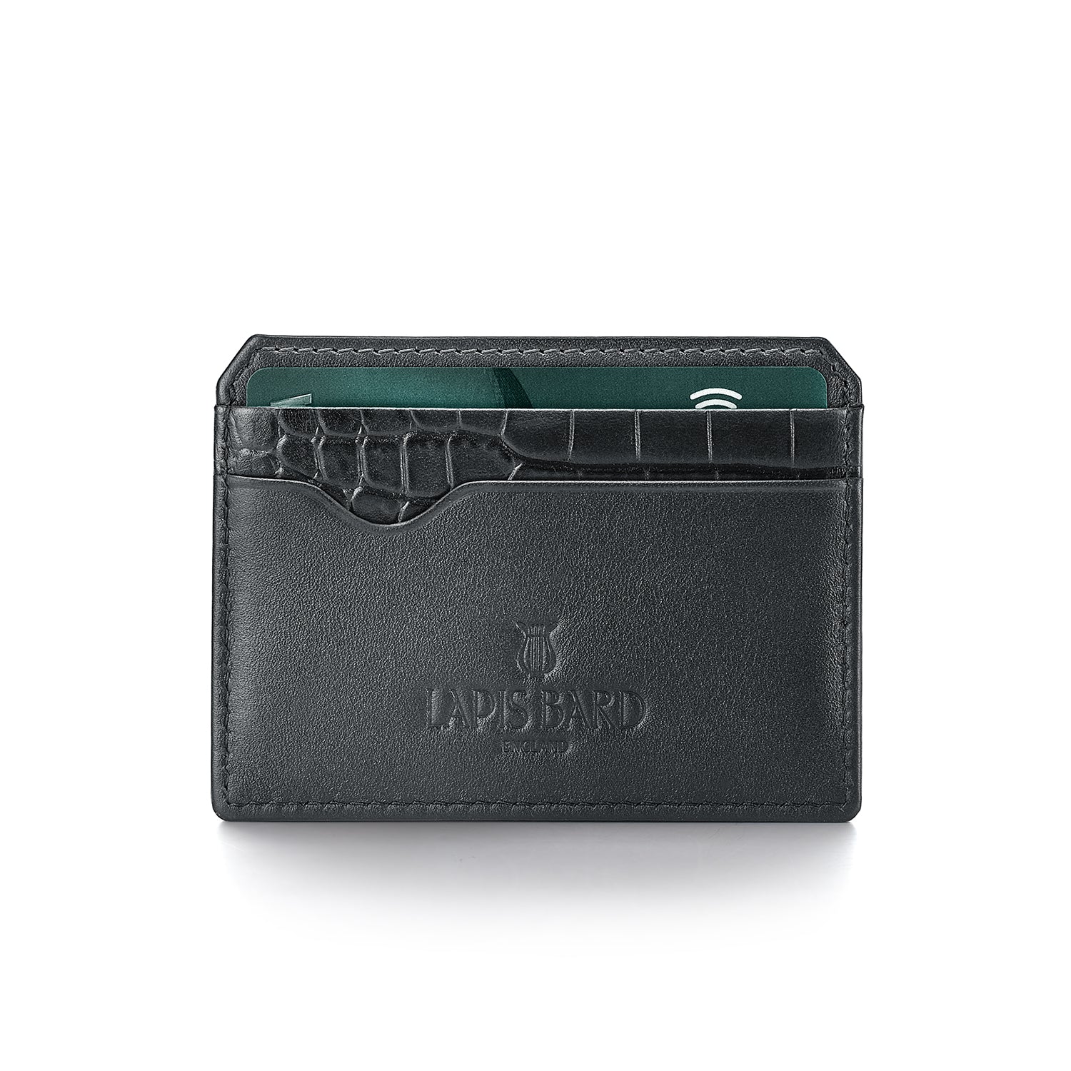 Mandeville Noir Wallet with Extra Credit Card Holder