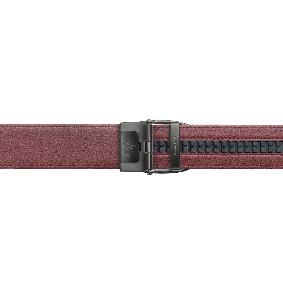 Nova Shiny Gunmetal Autolock Buckle With Mandeville Brown Leather Strap