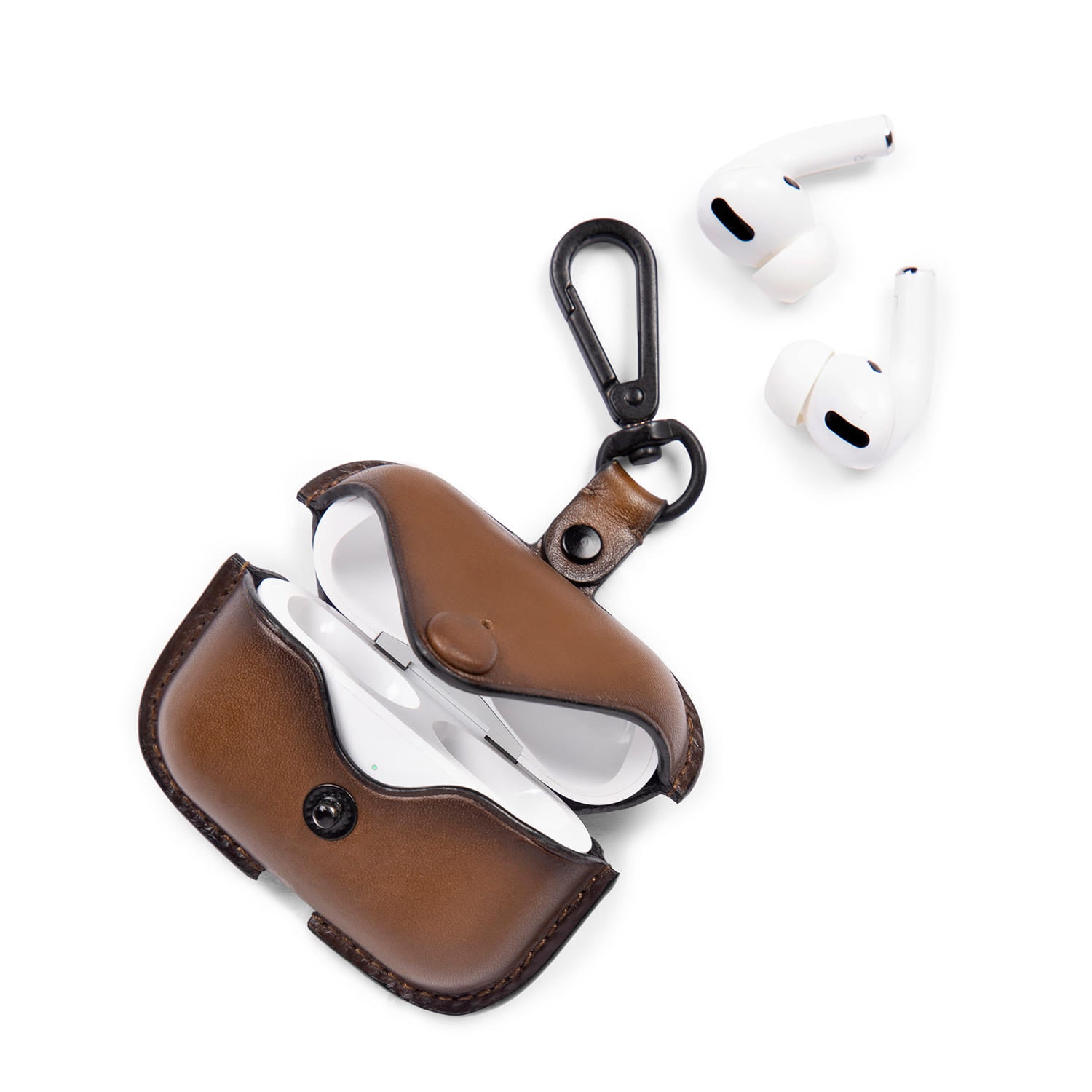 Ducorium Cognac Leather AirPod Pro Case