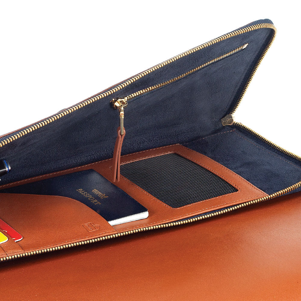Bexley Cognac Laptop Sleeve
