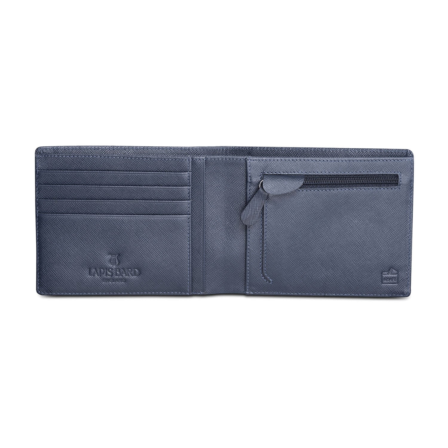 Stanford Saffiano Blue Wallet