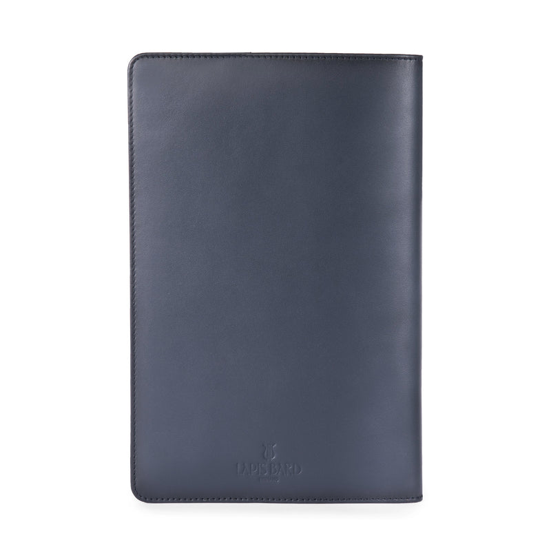 Navy Ducorium Leather Notebook Jacket