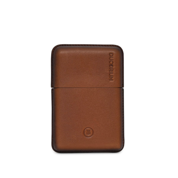 Ducorium Cognac Moulded Card Case