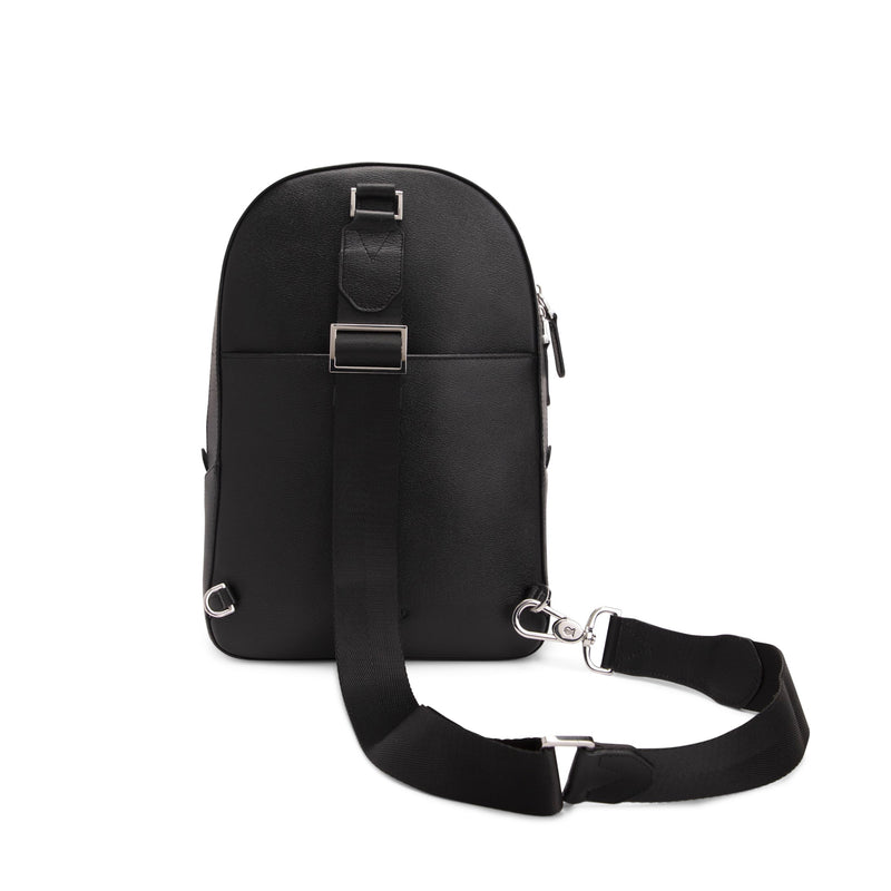 Louis Vuitton, Bags, Louis Vuitton Anton Backpack Taiga Leather Black