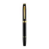 Contemporary Black and Gold Fountain Pen