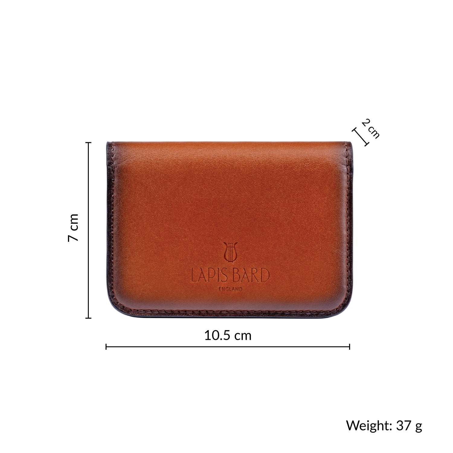 Ducorium Cognac moulded credit card case