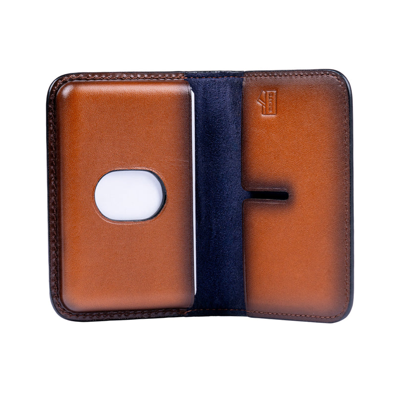 Ducorium Cognac moulded credit card case