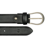 Sullivan Black Pebbled Leather Belt
