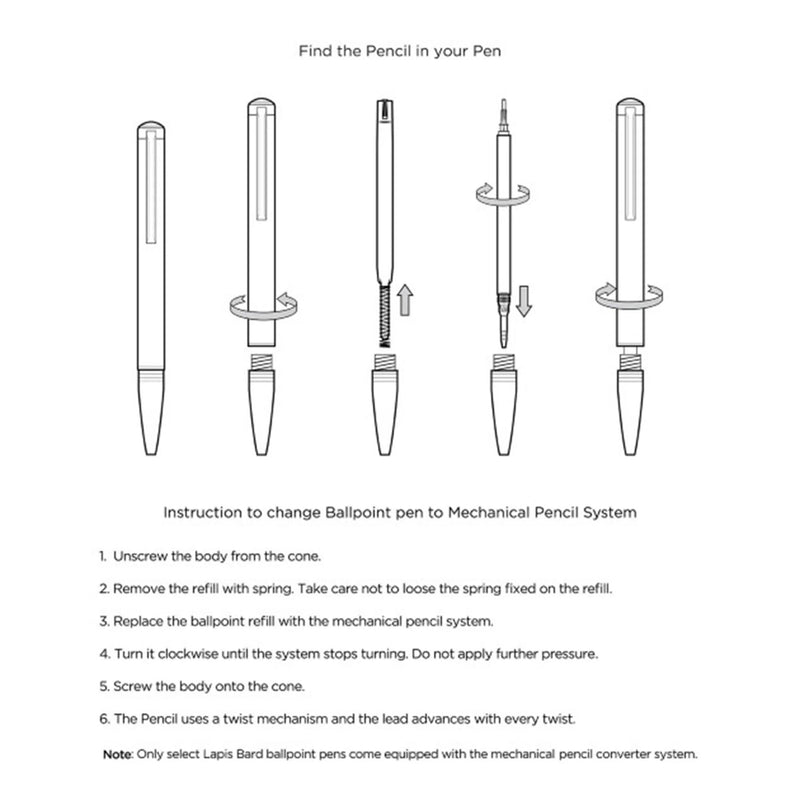 Torque Artis Leather Navy Ballpoint Pen