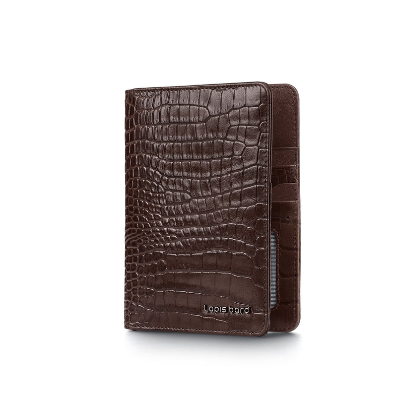 Mandeville Passport Wallet - Dark Brown