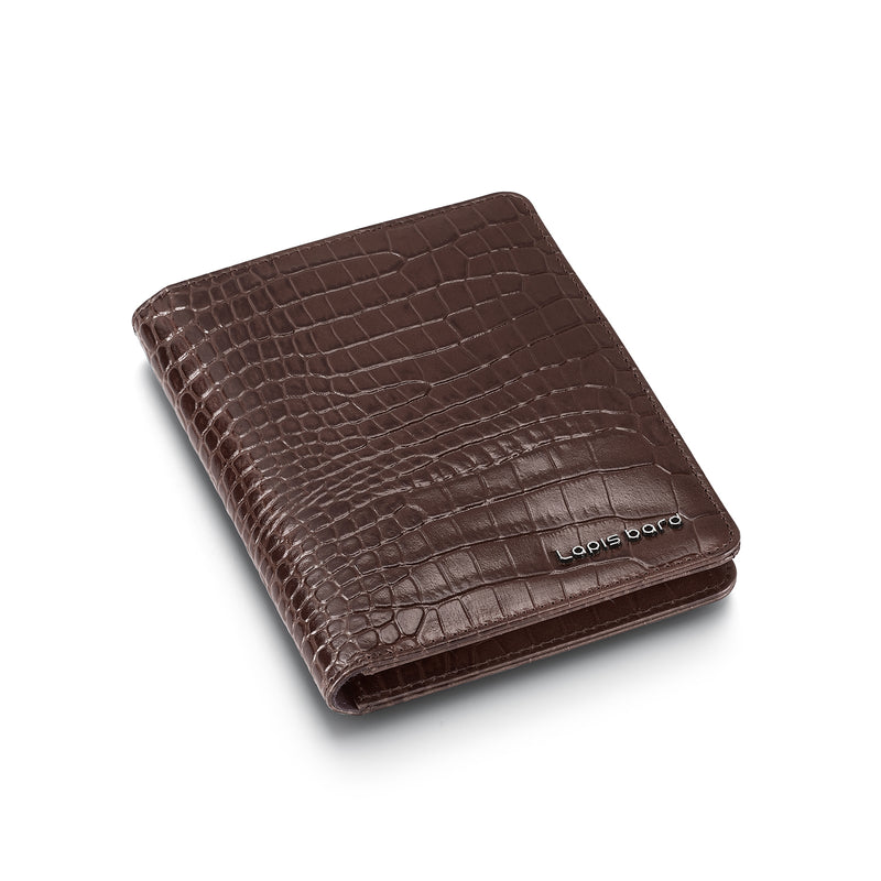 Mandeville Passport Wallet - Dark Brown