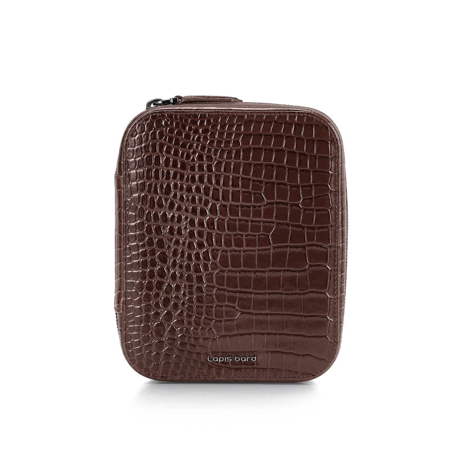 Mandeville Croc-Textured Watchcase (4 Slots)