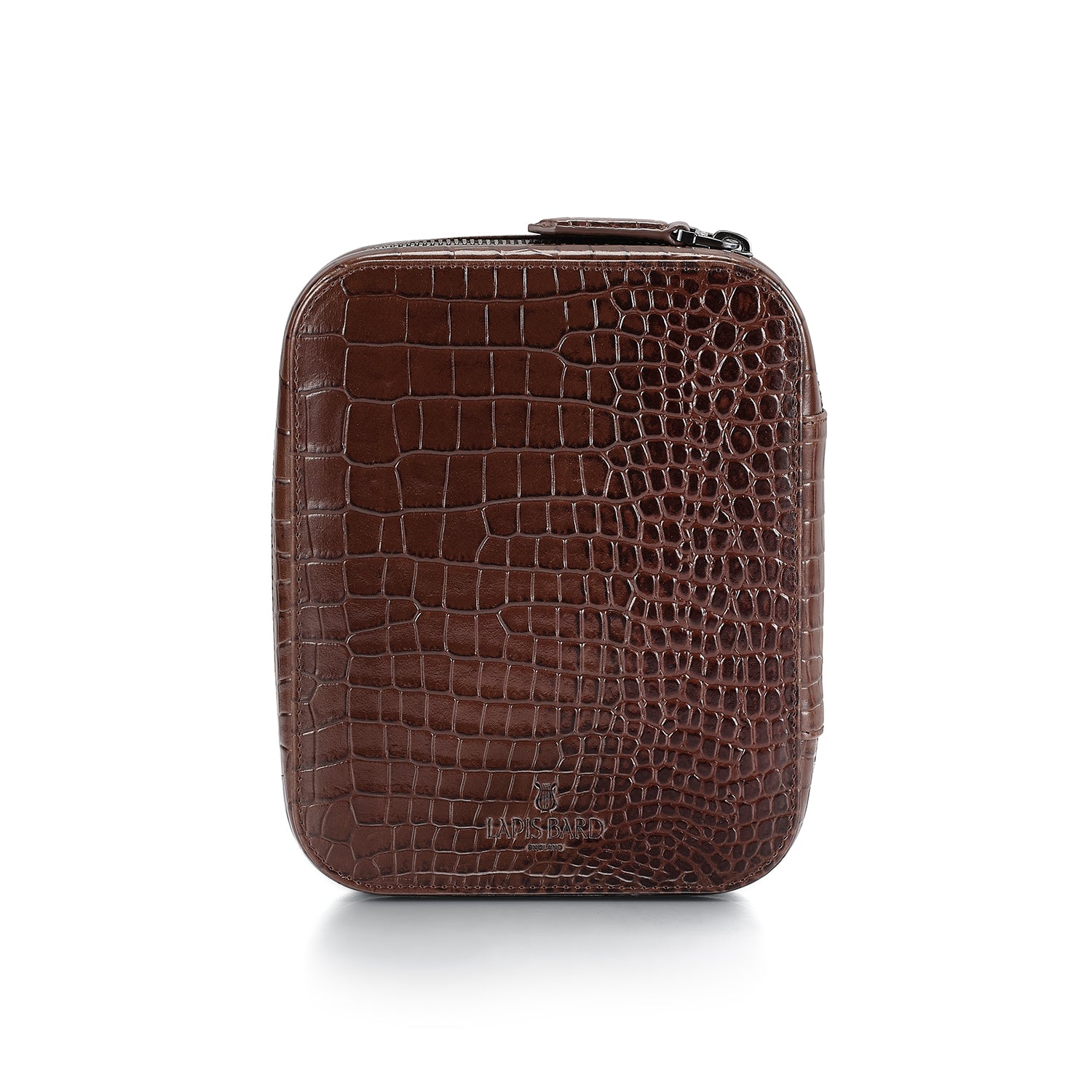 Mandeville Croc-Textured Watchcase (4 Slots)