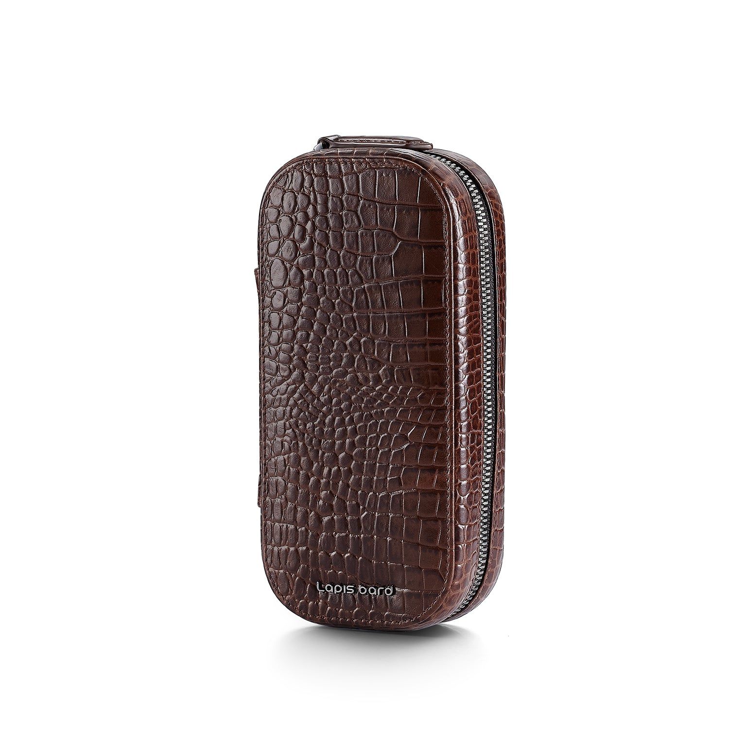 Mandeville Croc-Textured Watchcase (2 Slots)
