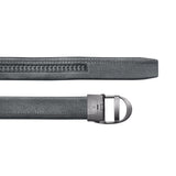 Nova Black Pebbled Leather Belt