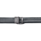 Nova Black Pebbled Leather Belt