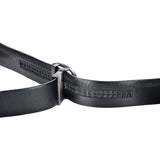 Nova Black Pebbled Leather Belt