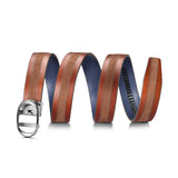 Nova Brown Auto-lock Leather Belt