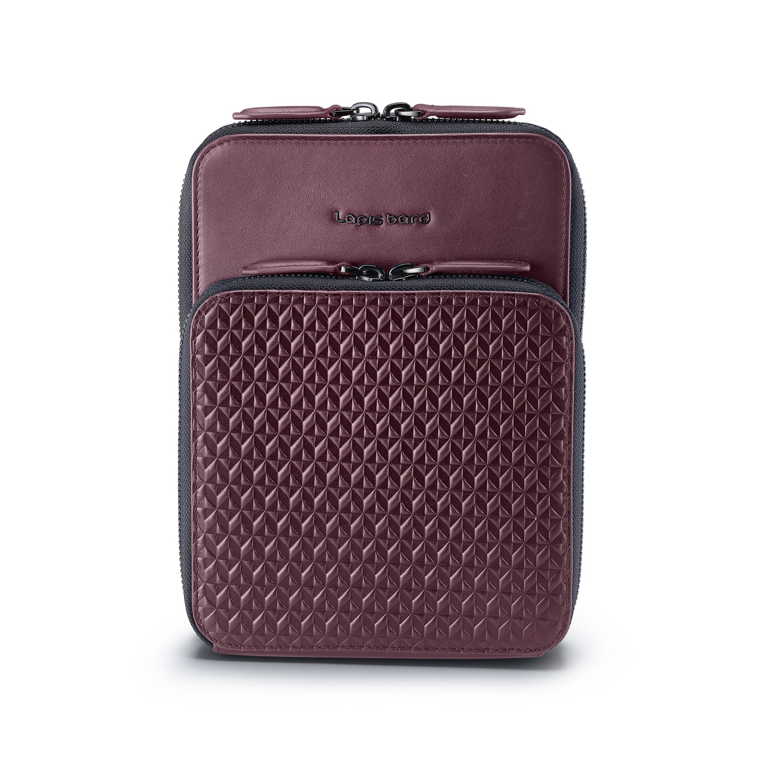 Enigma Crossbody Travel Bag - Bordeaux