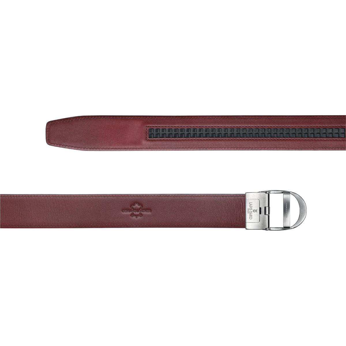Nova Shiny Chrome Autolock Buckle With Mandeville Black Leather Strap