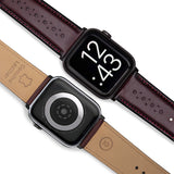 Classic Bordeaux Apple Watch Strap