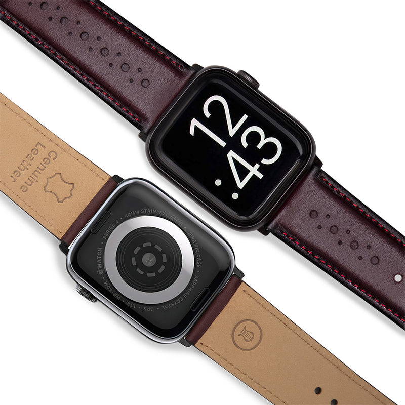 Classic Bordeaux Apple Watch Strap