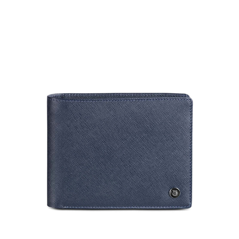 Stanford Saffiano Blue Wallet