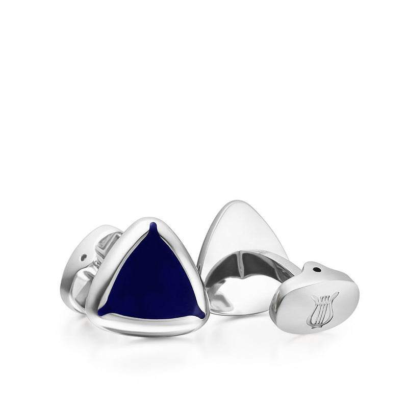 Shard Blue Prismoid Cufflinks