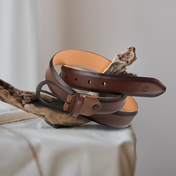 Sullivan Chestnut Leather Belt