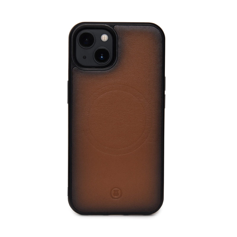 Ducorium Cognac iPhone 13 Leather Case