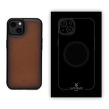 Ducorium Cognac iPhone 13 Leather Case