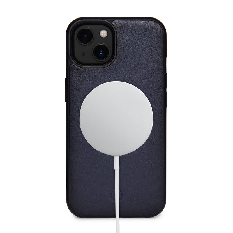 Ducorium Navy iPhone 13 Leather Case