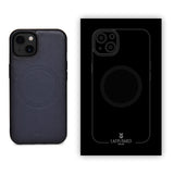 Ducorium Navy iPhone 13 Leather Case