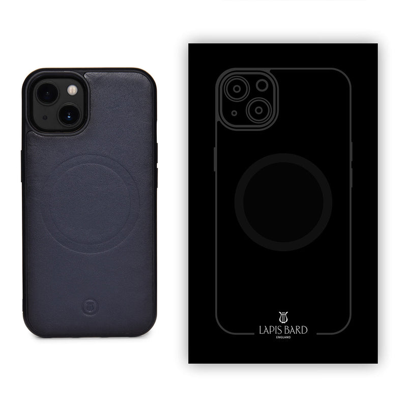 Ducorium Navy iPhone 13 Leather Case