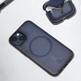 Ducorium Navy iPhone 13 Leather Case