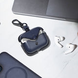 Ducorium Navy Leather AirPod Pro Case