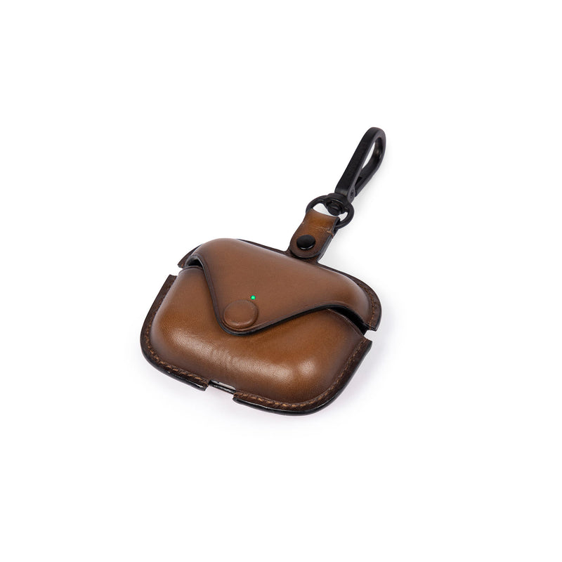 Ducorium Cognac Leather AirPod Pro Case