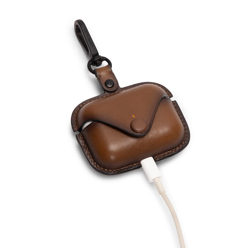 Ducorium Cognac Leather AirPod Pro Case