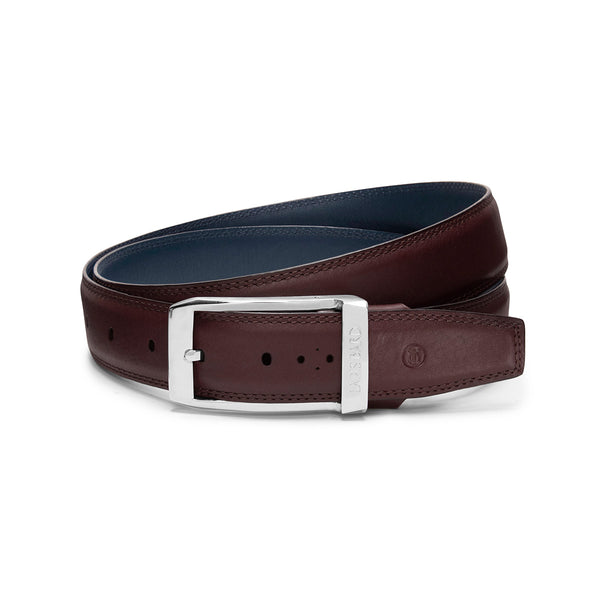 Knightsbridge Heritage Navy Leather Belt