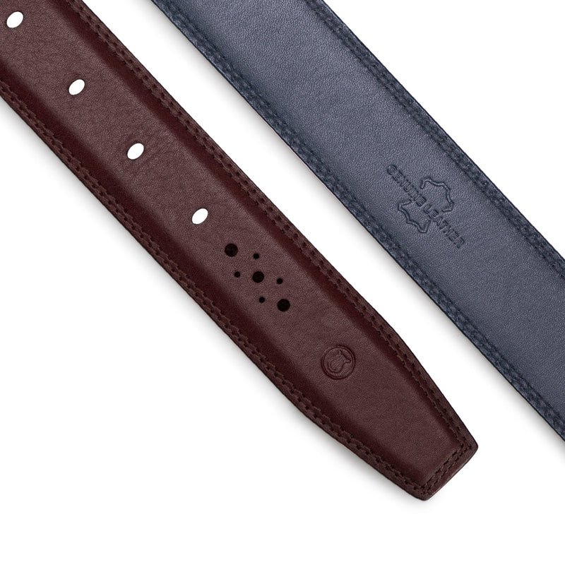 Knightsbridge Heritage Navy Leather Belt