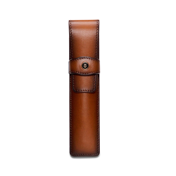 Classic Brown Single Pen Pouch