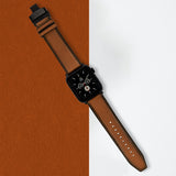 Brown Deployment Clasp Watch Strap