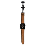 Brown Deployment Clasp Watch Strap