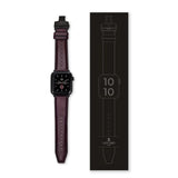 Bordeaux Deployment Clasp Watch Strap