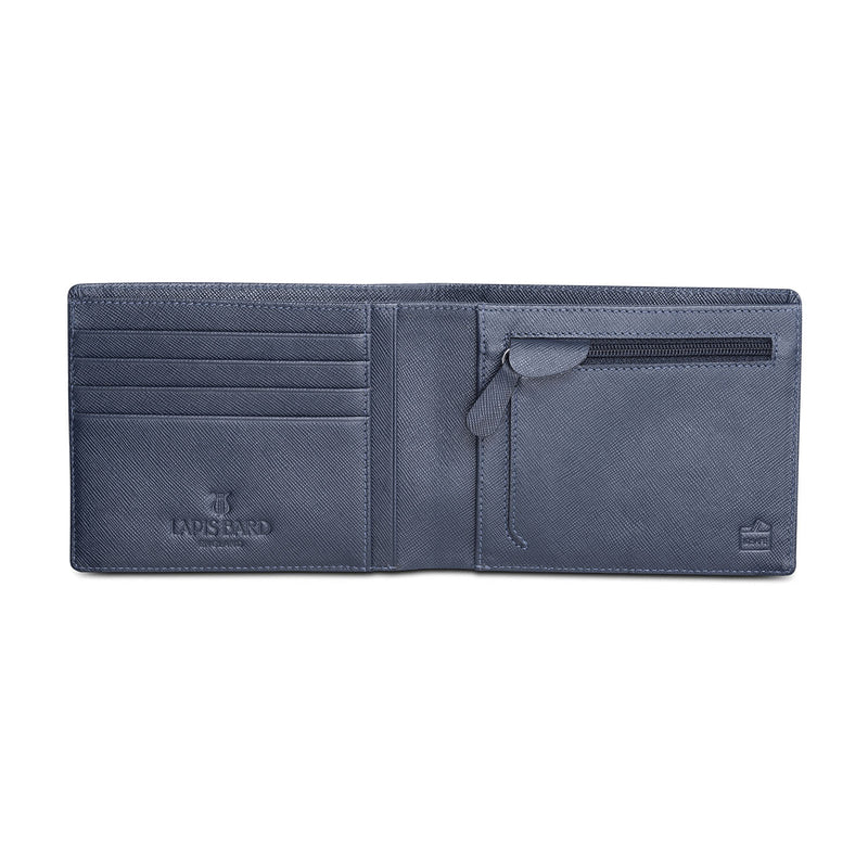 Stanford Saffiano Blue Wallet