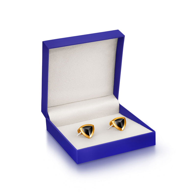 Basildon Onyx Gold Cufflinks