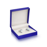 Basildon Palladium Pearl Cufflinks